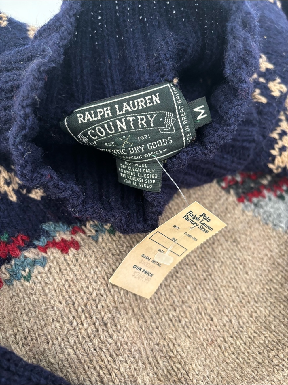 VTG 90’s Ralph Lauren sweater Tag attached! - Picture 2 of 7
